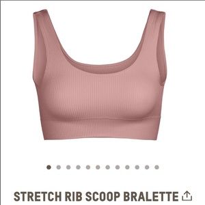 SOLD OUT SKIMS clay rib scoop bralette